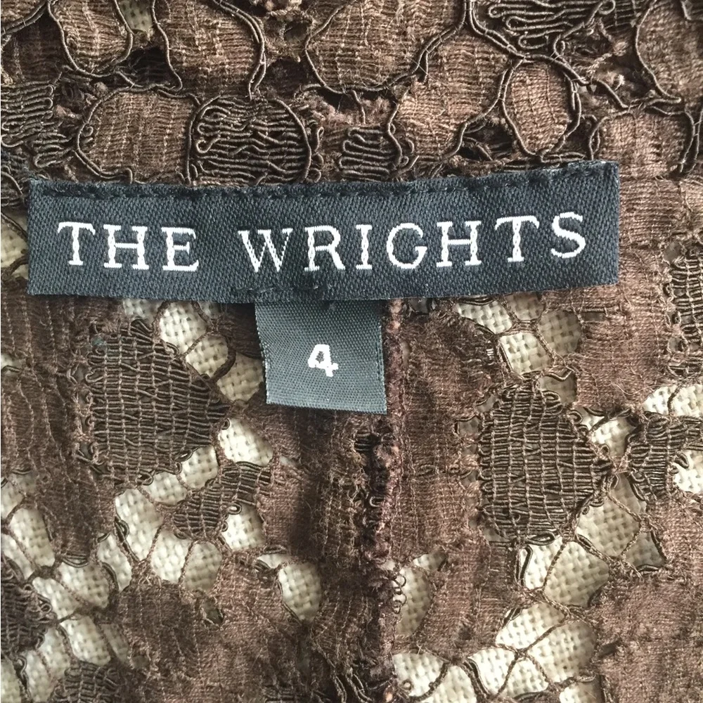 Vintage The Wrights Lace Button Down Shirt - Picture 7 of 7
